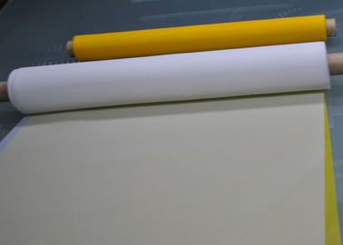 رول مش صفحه نمایش ابریشم 165T-31 برای چاپ PCB / شیشه ای ، رنگ سفید / زرد
