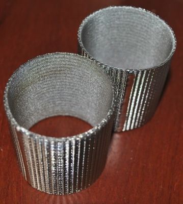 10 میکرون مقاومت در برابر خوردگی لوله فیلتر فولاد ضد زنگ فیلتر شده در ماشین آلات