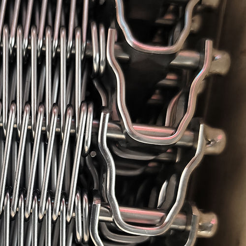 آخرین اخبار شرکت درباره نوار نقاله خنک کننده مش سیمی از جنس استنلس استیل