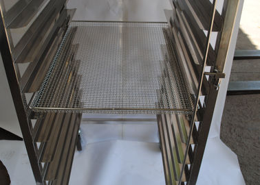 واگن برقی فولادی ضد زنگ سفارشی نان برای تجهیزات آشپزخانه فست فود