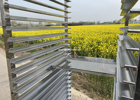 قیمت خوب استیل ضد زنگ 6 15 16 30 32 لایه قفسه پخت نان چرخ دستی آنلاین