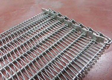 قیمت خوب کمربند نوار نقاله SS Deep Fry Wire اسنک با حباب ، کمربند بافت متوازن آنلاین