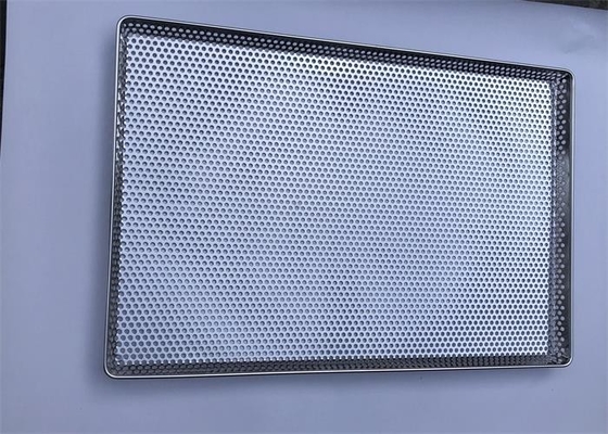 قیمت خوب اندازه سفارشی مواد غذایی خشک کردن سوراخ شده سینی نان پختن فولاد ضد زنگ برای اجاق آنلاین