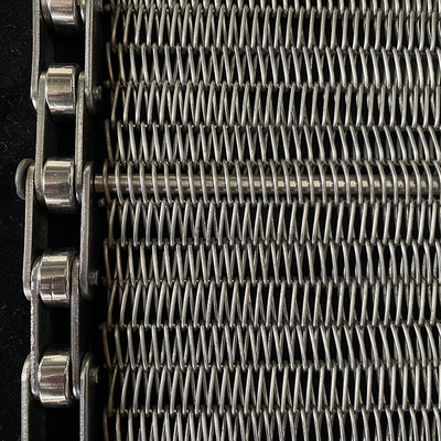 قیمت خوب ظرفیت حامل بالا 50-2000kg / m2 سیم میش کمربند حمل و نقل ساختار بافت متعادل برای بارهای سنگین آنلاین