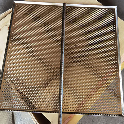 قیمت خوب اندازه سفارشی 304 فولاد ضد زنگ سوراخ شده فلز میش سینی های صفحه تخت برای نان پختن کوره آنلاین