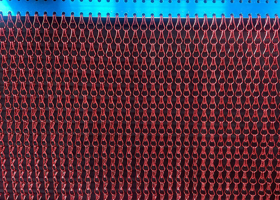 قیمت خوب رنگ سفارشی دو قوطی زنجیر پرنده پرده میش تزئینی آلومینیوم فلزی آنلاین