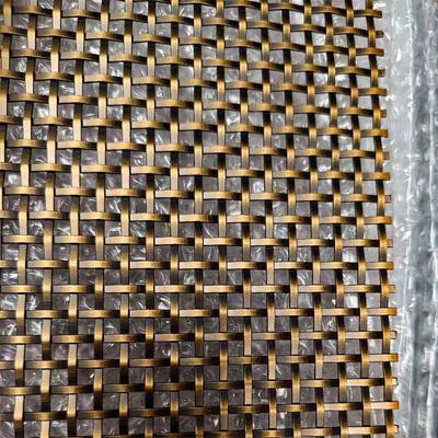 قیمت خوب مبلمان فلزی مسطح مسطح یک تخته سنگ خرد شده برنجی بافته شده بافته شده بافته شده برای درب های کابینت آنلاین