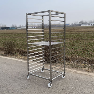 قیمت خوب Customized Size Stainless Steel 201 304 Tray Rack Cart Trolley for Drying Baking آنلاین