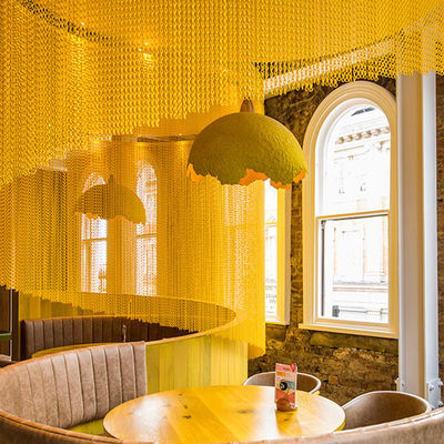 قیمت خوب Custom color Metal Chain Curtains Aluminium Chain Fly Screen for Door & Room Divider آنلاین