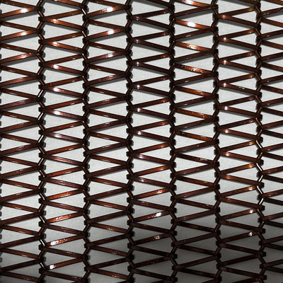 قیمت خوب Architectural Decorative Spiral Wires Stainless Steel Chain Link Conveyor Belt Mesh آنلاین