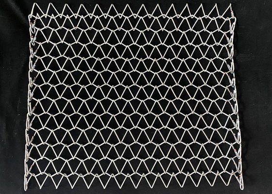 قیمت خوب Veneer Dryer Spiral 316l Stainless Steel Wire Mesh Conveyor Belt آنلاین