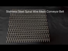 از فولاد ضد زنگ، کمربند شبکدار مارپیچی با بافت متعادل