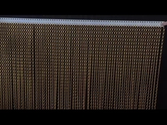 آلومینیوم رنگارنگ دو قفل زنجیره ای لینک شبکه پرده