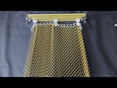 آلومینیوم سیم مارپیچ سیم پیچ میش سقف پرده ردیاب سقف