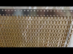 آلومینیوم رنگارنگ دو قفل زنجیره ای لینک شبکه پرده