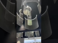 صفحه نمایش تزئینی مشبک حلقه جوش داده شده از جنس استنلس استیل