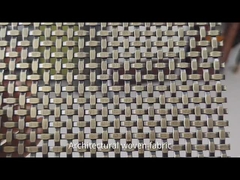 304 316 از فولاد ضد زنگ شبكه بافتي معماري براي زينت نماها ساختمان سقف