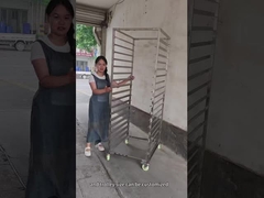 300 کیلوگرم بارگذاری وزن 30 طبقه فولاد ضد زنگ کیک خنک کننده قفسه میوه خشک کردن سینی