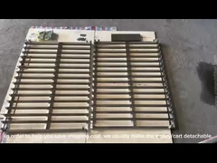 ترولی قفسه سینی پخت چند لایه Ss304 SGS