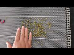 تسمه سیمی از جنس استنلس استیل مش مارپیچی با زنجیره فلزی برای کوره فر