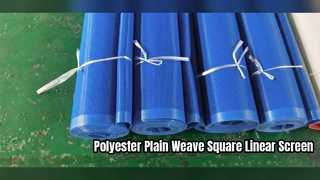 تسمه نقاله مش پلی استر بافته شده ساده برای کاغذ سازی