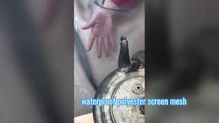 مش صفحه نمایش پلی استر رنگ مشکی 65 میکرون ضد آب