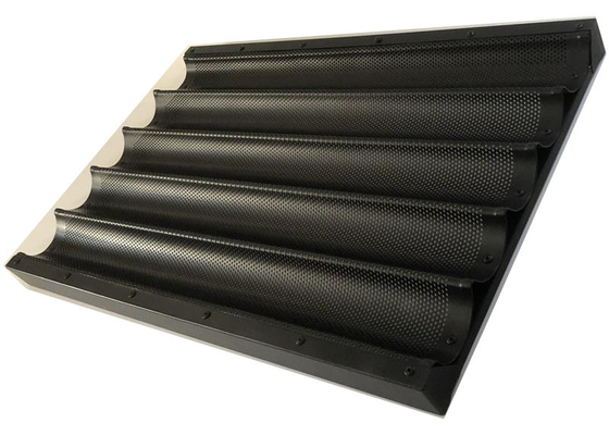 قیمت خوب سینی پخت باگت 60*40 سانتی‌متر روکش نچسب فر فلزی سوراخ‌دار آنلاین