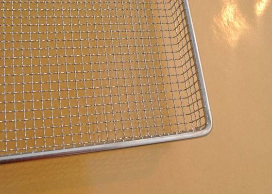 304 SS وزن سوراخ سیم سینی سوراخ شده با انفجار Grit ، 100cm * 50cm * 20cm