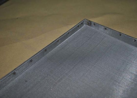 سینی کابل مش سیم فولادی ضد زنگ 1-1.5 میلی متر برای پخت مقاوم در برابر دمای بالا
