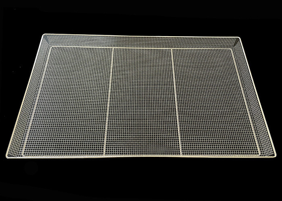 قیمت خوب 400 × 600 میلیمتر سینی های شبکه سیم از فولاد ضد زنگ برای خشک کردن مواد غذایی آنلاین