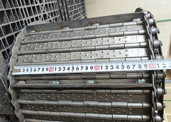قیمت خوب CNC Apron Steel Perforated Conveyor Steel Hinge Belt Chip Conveyor Chain با استفاده از دستگاه های تولید کننده فولاد آنلاین