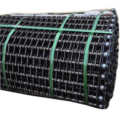 کمربند زنجیره ای نوار نقاله مش نوار نقاله سیم فولادی ضد زنگ 304 Ss Grade
