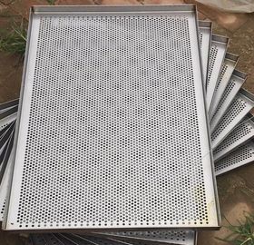 سینی کابل سبد سوراخ دار فلزی ، ورق پخت استیل جهت تهیه مواد غذایی