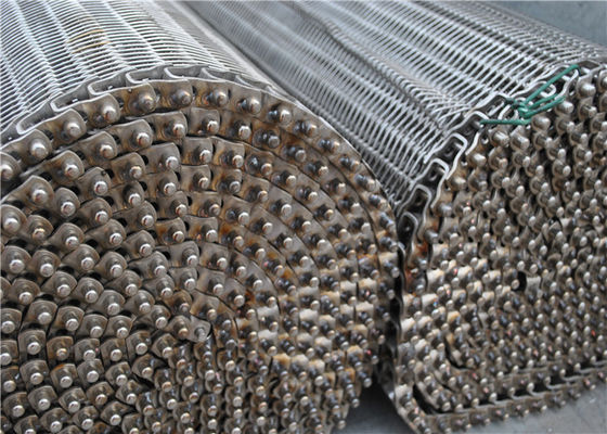 SS304 316 316L Spiral Wire Metal Belt، مقاومت در برابر درجه حرارت بالا