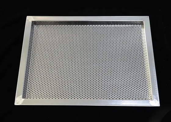 قیمت خوب اندازه سفارشی فولاد ضد زنگ 304 316 سینی های متال سوراخ شده برای خشک کردن خنک کننده یخچال آنلاین