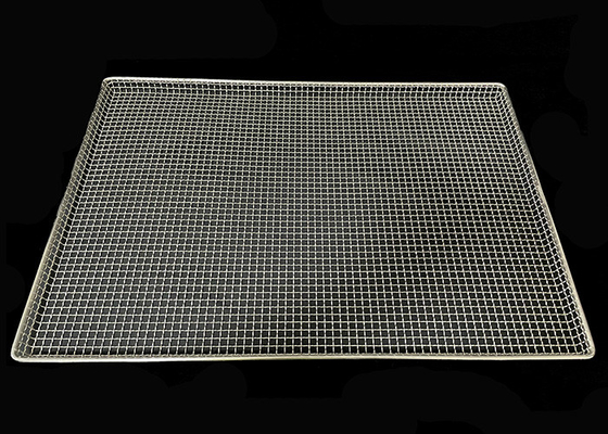 مواد غذایی درجه 18x26 اینچ فولاد ضد زنگ 316 فلزی جوش سوراخ خشک کردن سینی برای گیاهان