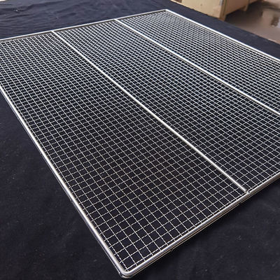 اندازه سفارشی SUS 304 مواد غذایی کوکی سینی با شبکه سیم برای پختن اجاق