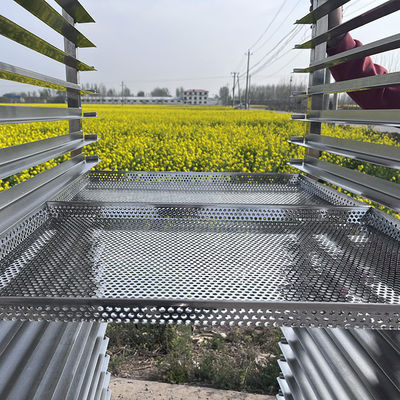 مقاومت در برابر گرما جمع آوری شده 20 سینی 304 فولاد ضد زنگ خشک کننده ماشین خشک کردن میوه برای آناناس انار