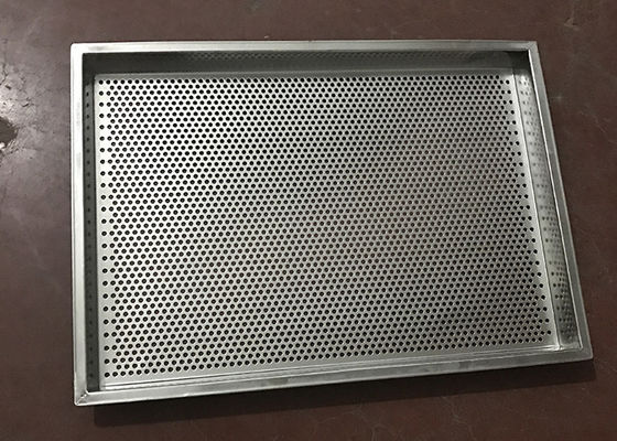 کیفیت فولاد ضد زنگ درجه غذا 304 316 سینی های فلزی سوراخ شده برای خشک کردن گیاهان کارخانه