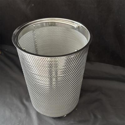 قیمت خوب Stainless Steel Cylinder Mesh Screen Filter Tube Woven Wire Mesh Strainer Round Perforated Filter Basket آنلاین
