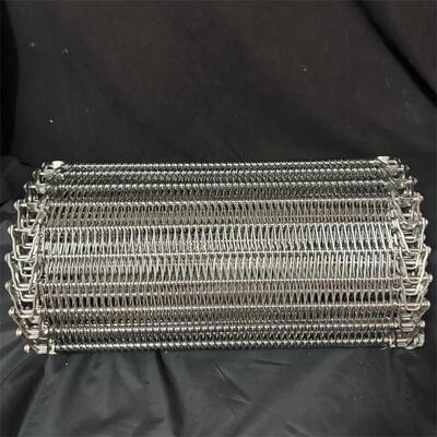 قیمت خوب Stainless Steel Freezing Food Conveyor 304 Stainless Steel Spiral Balance Mesh Belt آنلاین