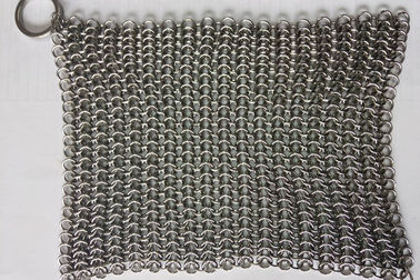 قیمت خوب مواد تمیزکننده Chainmail Scratter Chainmail Scratber For Iron Steel 6 * 8 اینچ آنلاین