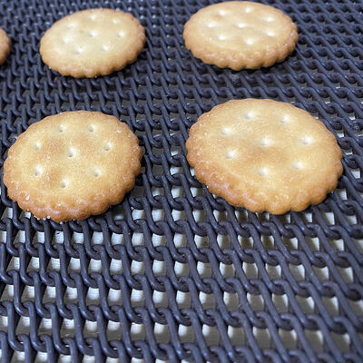 Z-Shape Heat Resistant Continuous Food Grade Stainless Steel 304  Carbon Metal  Baking Conveyor Belt biscuit oven wire mesh