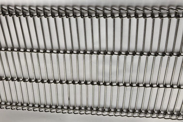 قیمت خوب کمربند نقاله مش / سیم شکل 0.5m-2m برای صنعت پیتزا / شکلات / صنایع غذایی آنلاین