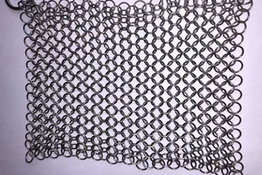 قیمت خوب 304 316 فولاد ضد زنگ Chainmail چدن اسکرابر 7/8 اینچ برای آشپزخانه آنلاین