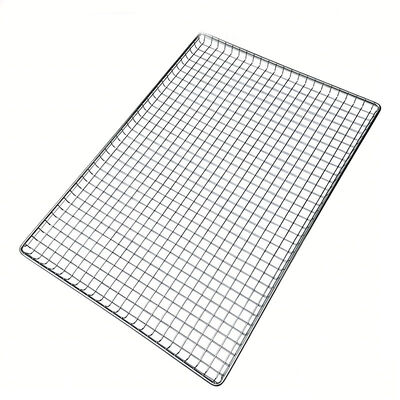 قیمت خوب سینی مشبک بافته شده فلزی درجه مواد غذایی 80x100 40*60cm ss304 316 سینی مشبک استیل برای خشک کن پخت کیک خنک کننده خشک کن فر آنلاین