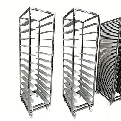 قیمت خوب آشپزخانه تجاری Sus 304 316 فولاد ضد زنگ آلومینیوم 600 X 400 فنجان چرخشی نصف نانوایی نان راک سبد آنلاین