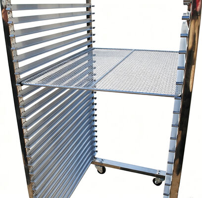 Highly adjustable economical Heavy Duty Metal Stainless Steel 20 Pan Tray Oven Baking Cooling  commercial bakery rack