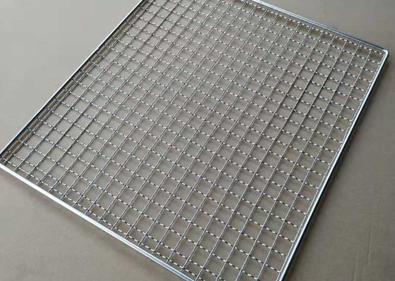 سینی پخت و پز / خنک کننده سیم کباب از جنس استیل ضد زنگ 450mmx300mm 304