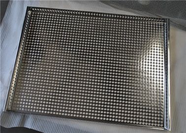 قیمت خوب سینی مش مشبک از جنس استنلس استیل با دوام برای صنایع غذایی ، مقاومت در برابر حرارت آنلاین